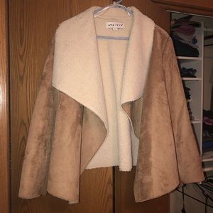 “Ava & Viv” Wool/Suede Jacket
